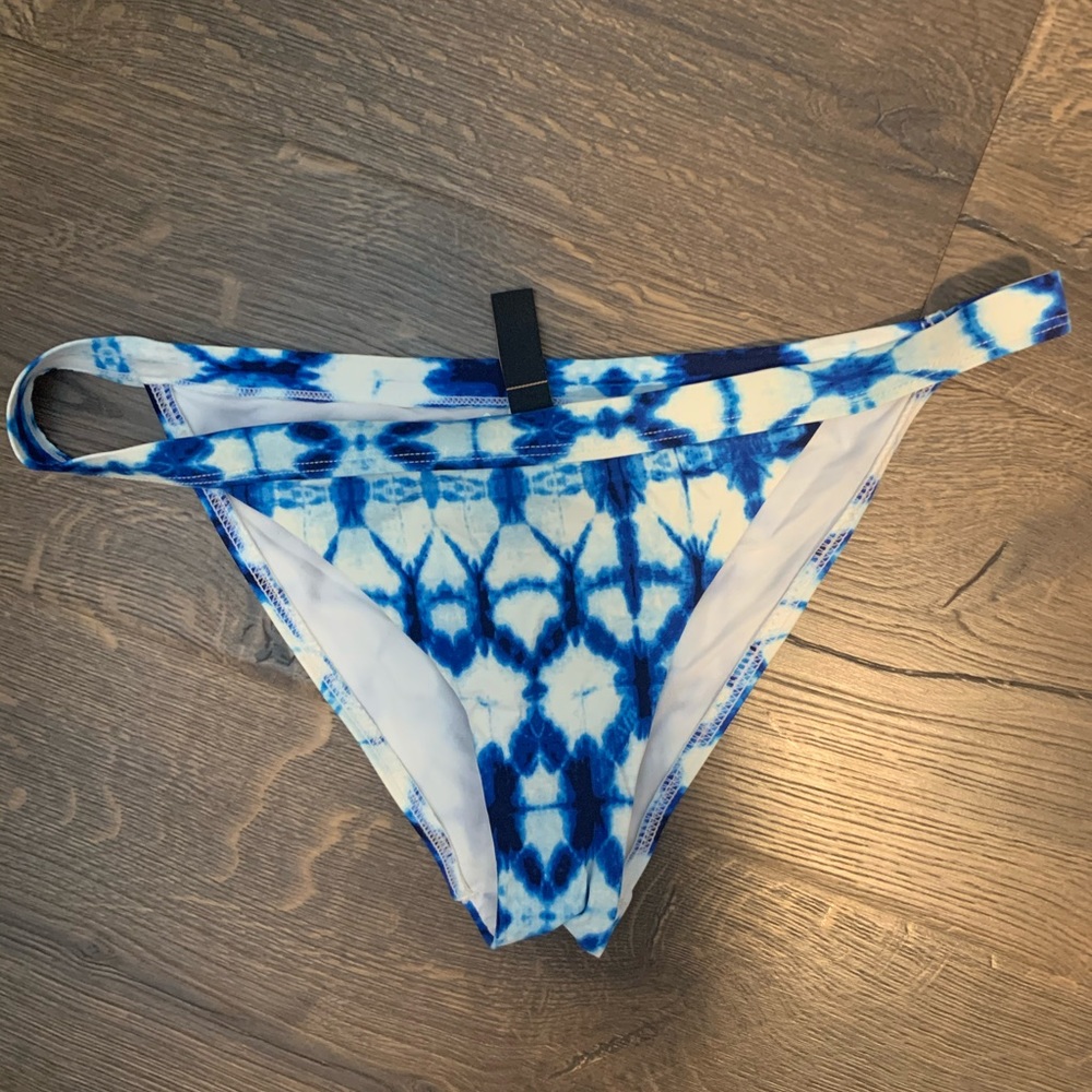 Tye-dye bathing suit bottoms